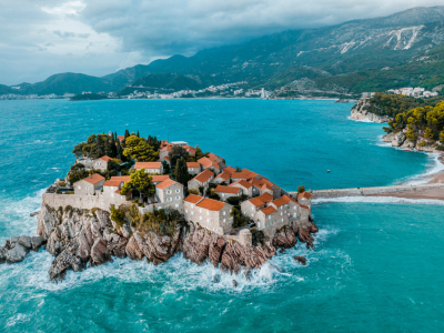 The Montenegro coastline