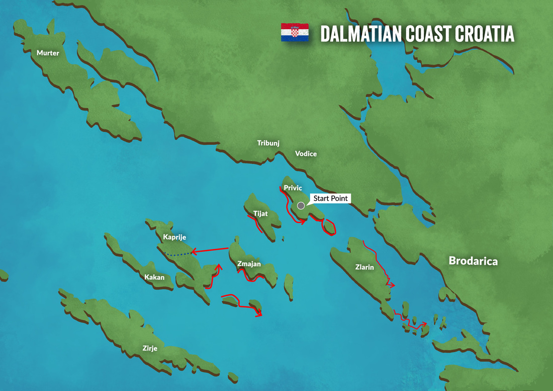 Dalmatian coast croatia