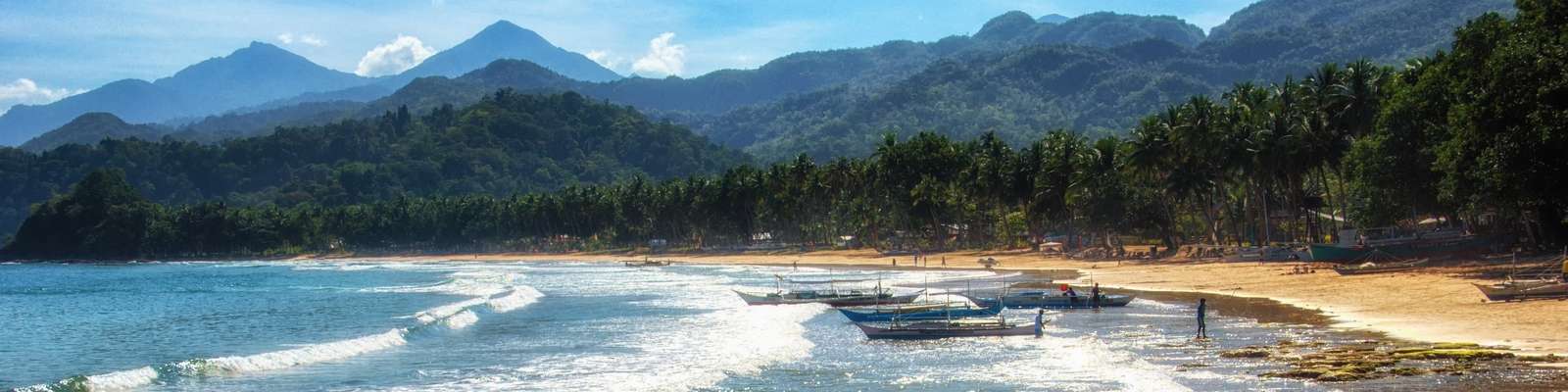 Scenic beach destination, contrasting the increased cost of reaching distant locations