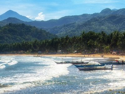 Beach near puerto galera on mindoro
