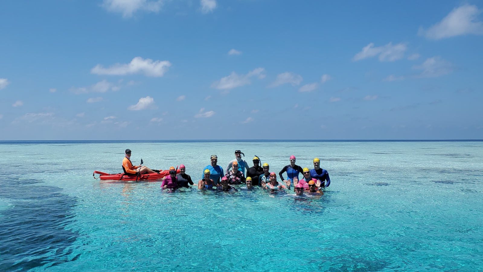 maldives open water swimming