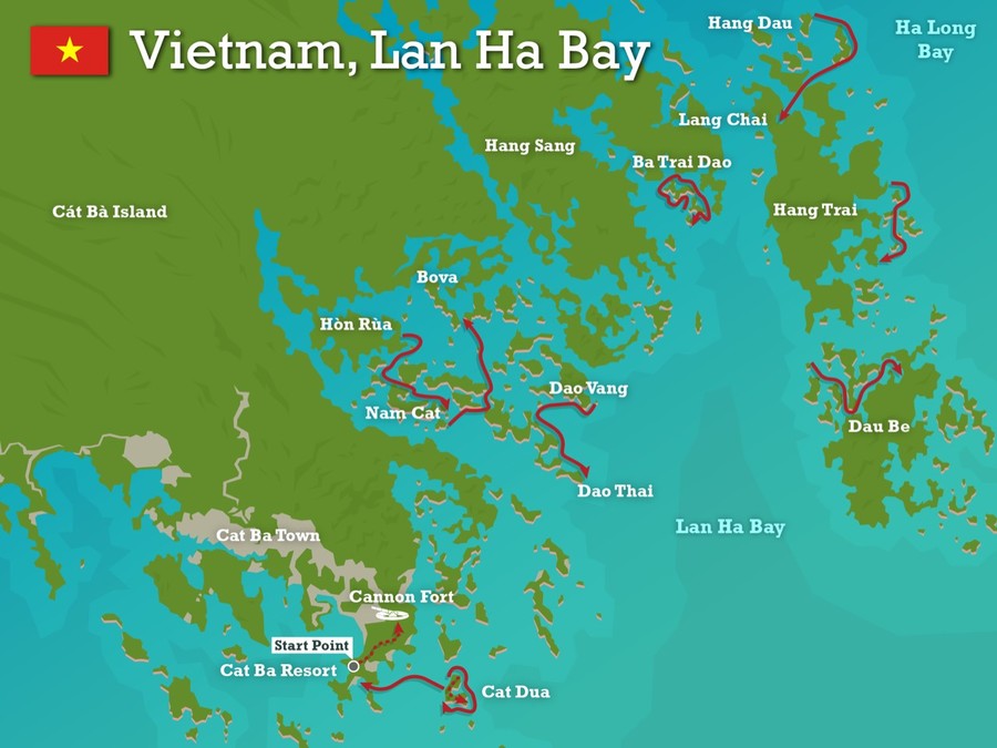 Swimming Holidays Lan Ha Bay Vietnam SwimTrek