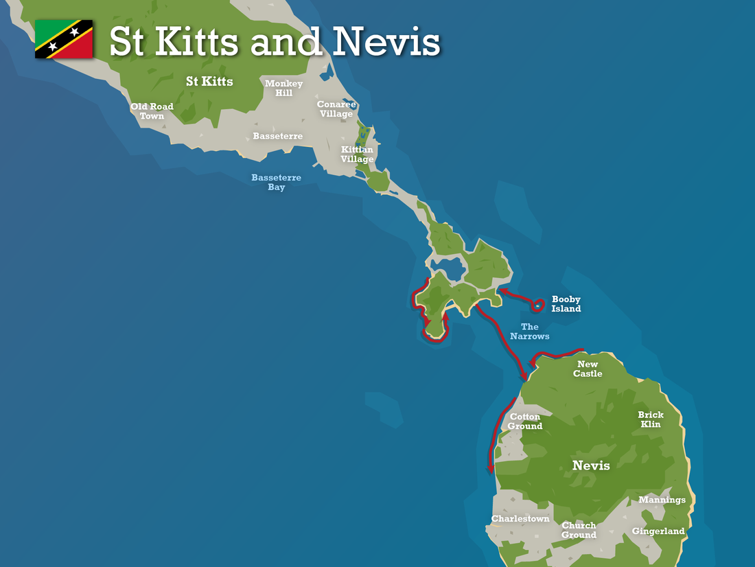 Nevis Map Nevis Island Map